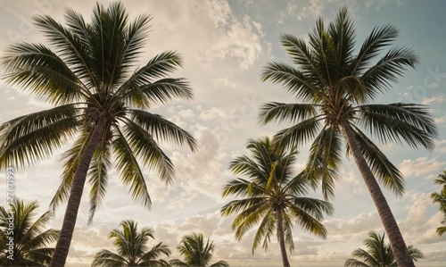Palm Trees and Sky Oasis © Phoenix