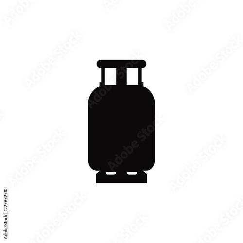 Lpg Cylinder Icon, Liquefied Petroleum Gas Cylinder Icon Vector Art Illustration