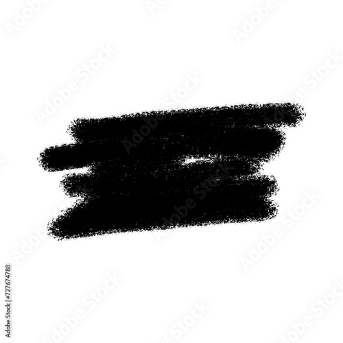 black brush strokes on a transparent background