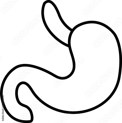 인체장기 모형 아이콘 이미지