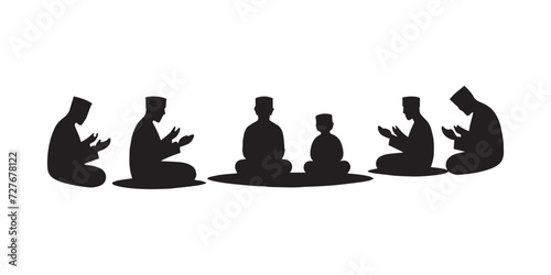 People are pray to god