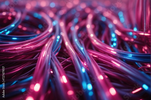 fiber optic cables background