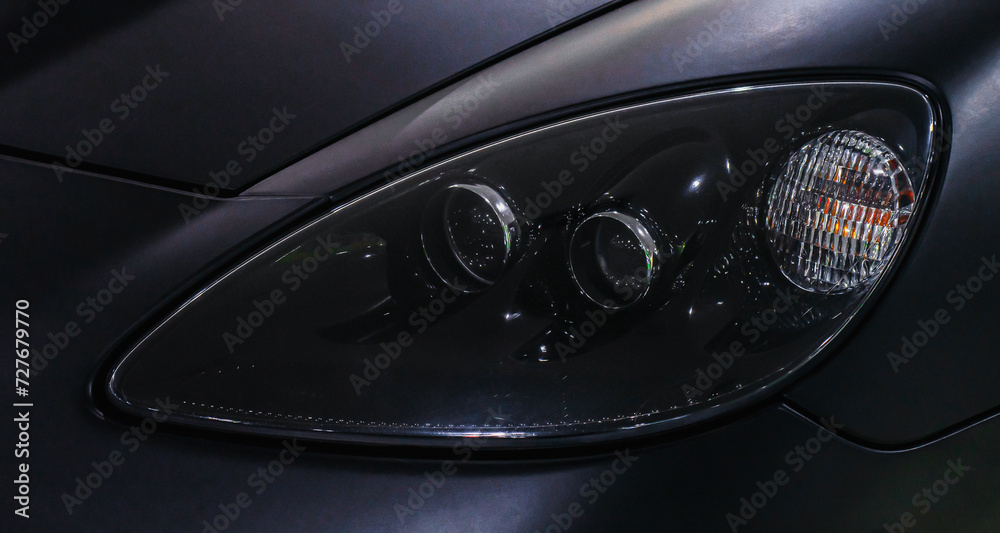 car headlights are beautiful and stylish. car headlights are beautiful and stylish.