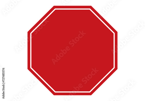 Icono rojo de señal de prohibido en fondo blanco.