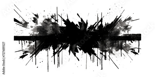 Rough black and white texture vector. dust Distressed overlay texture. Old grunge black texture. Dark weathered overlay pattern sample on transparent background. Grunge Urban Background.	