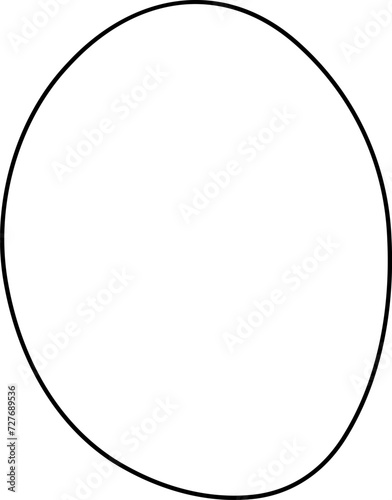 Irregular outline illustration. Irregular shape design element