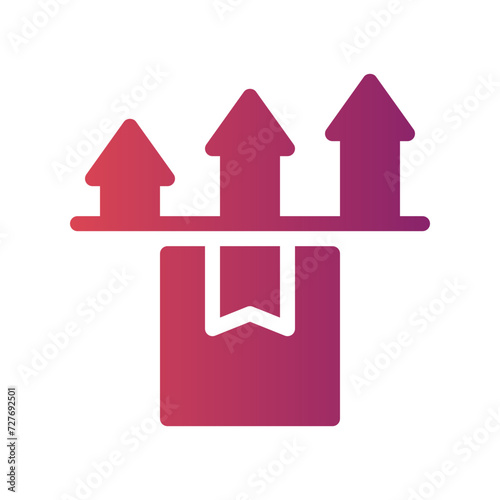 cost flat gradient icon