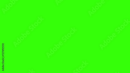 Abstract Car Wheel Transition Greenscreen Chroma Key.