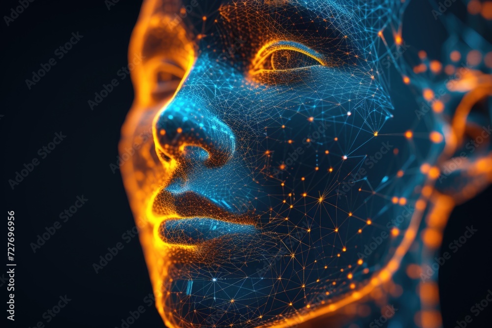 Deepfake concept background
Deepfake concept background