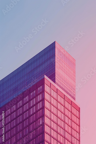 Minimalistic abstract architecture background