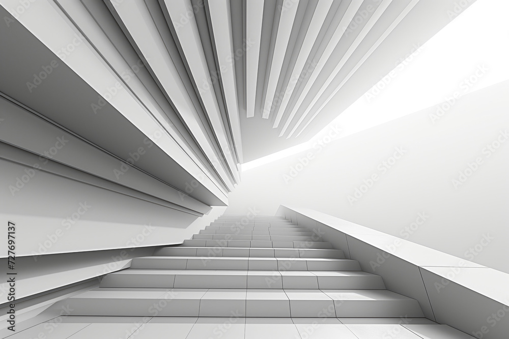 Fototapeta premium Minimalistic abstract architecture background