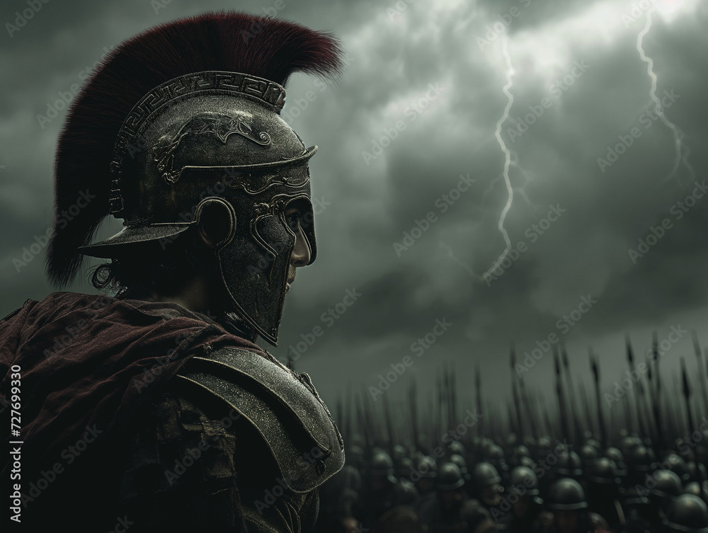 General Varus commands three Roman legions and looks out over the ...