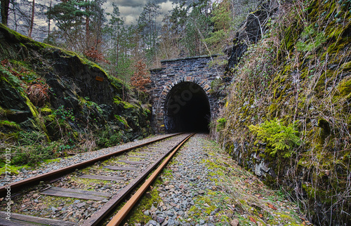 Entrance into a railway tunnel
