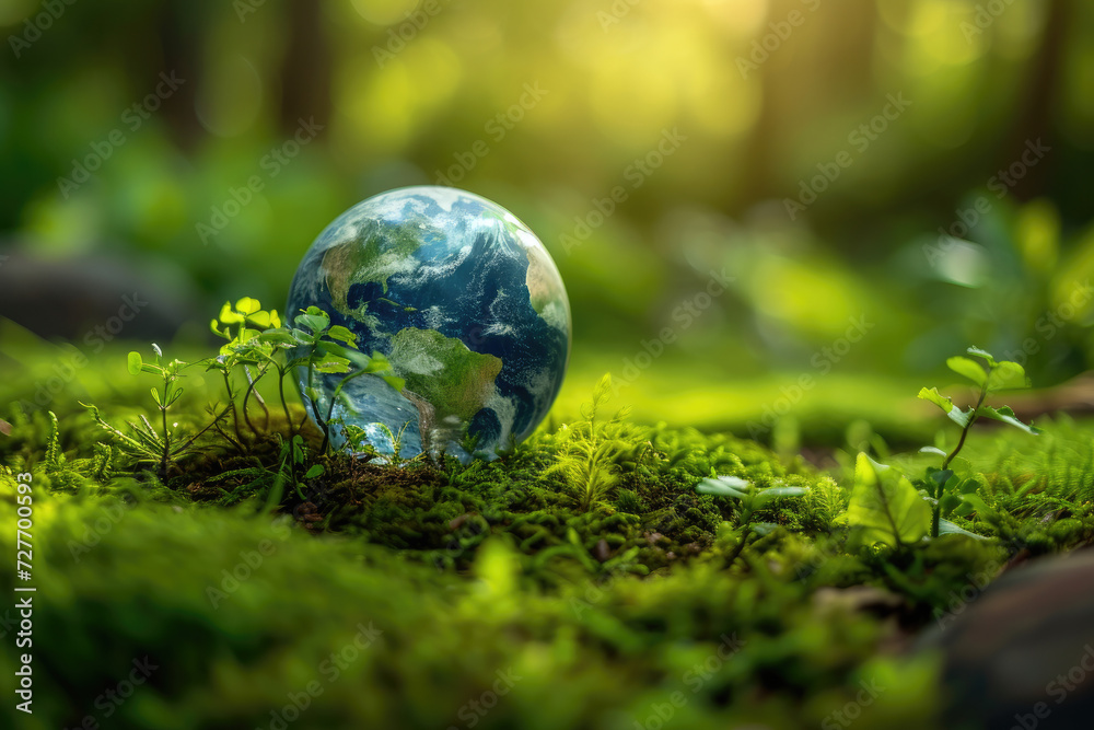 A light bulb powered by renewable energy, symbolizing green energy, Earth Day, and environmental protection. Hands safeguard forests, contributing to the Earth's well-being, and solar panels A light bulb powered by renewable energy, symbolizing green energy, Earth Day, and environmental protection. Hands safeguard forests, contributing to the Earth's well-being, and solar panels