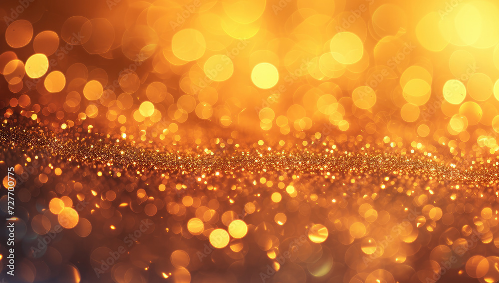 Golden particles and glimmers create a festive atmosphere for celebrations like Christmas or New Year. The radiant golden lights make for an ideal wallpaper background suitable for gift wraps Golden particles and glimmers create a festive atmosphere for celebrations like Christmas or New Year. The radiant golden lights make for an ideal wallpaper background suitable for gift wraps