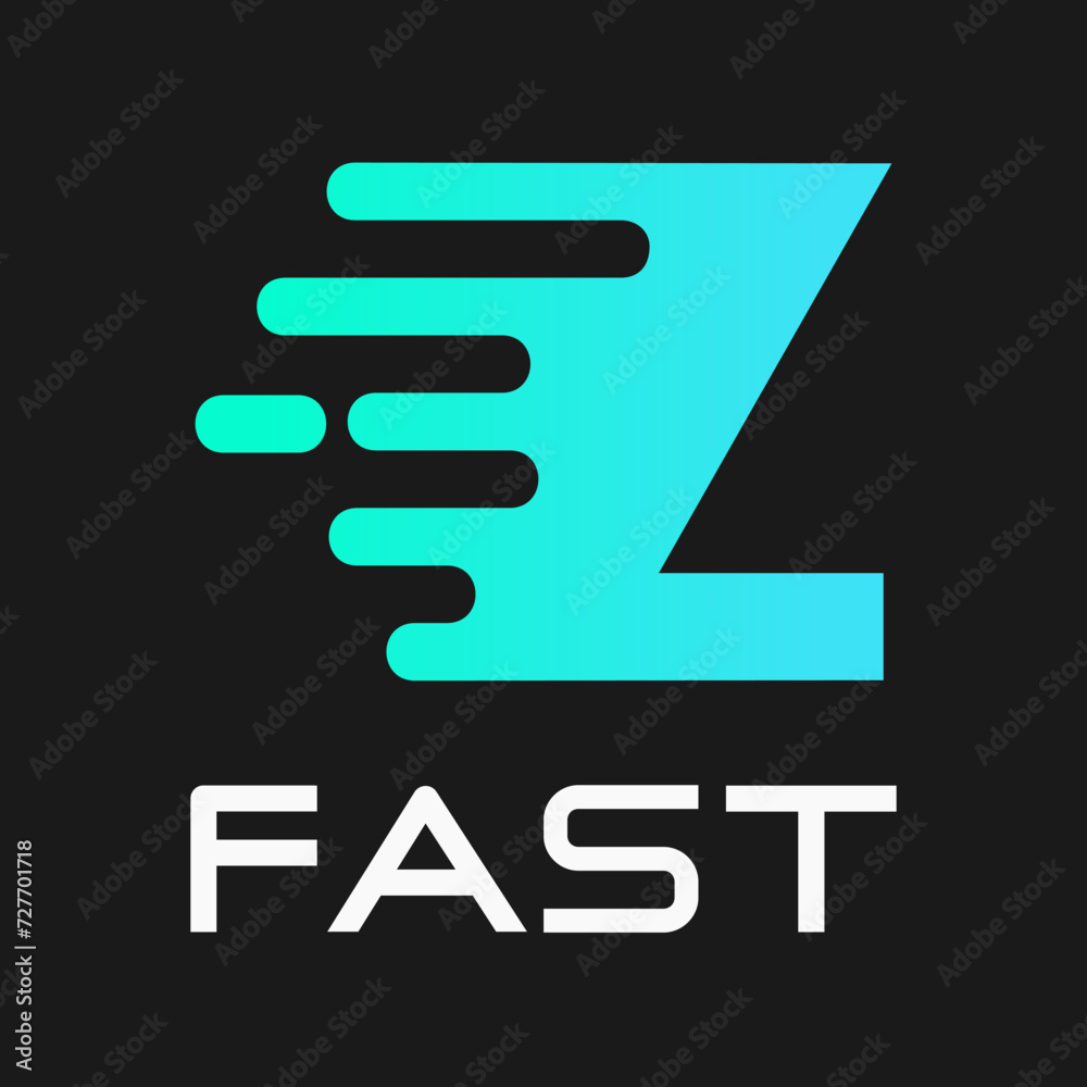 Fast letter z vector logo illustration. Suitable for motion, sport, delivery business and alphabet. Fast letter z vector logo illustration. Suitable for motion, sport, delivery business and alphabet.