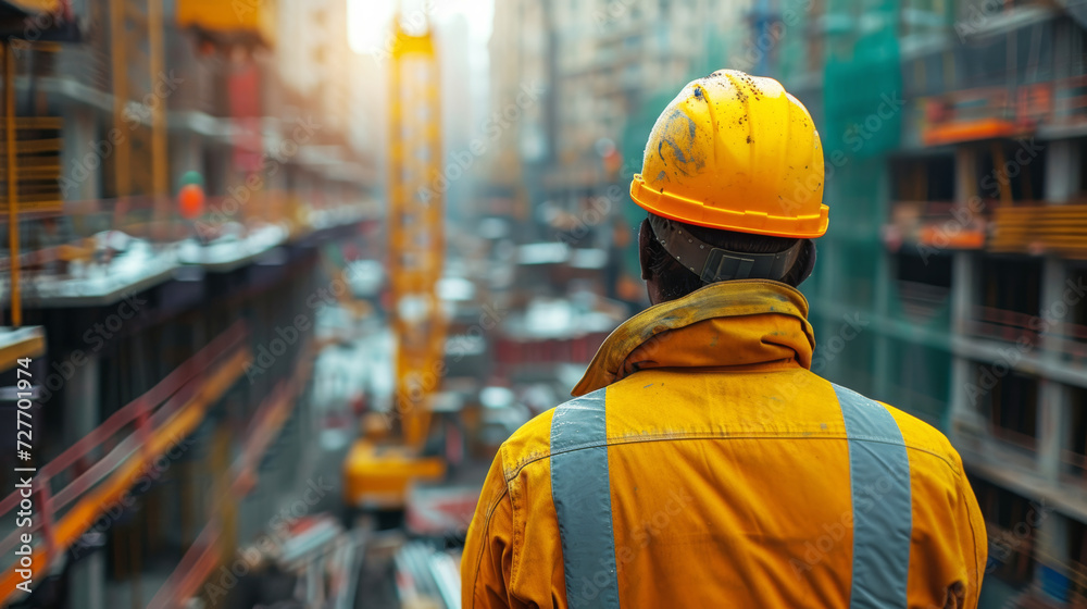 Warehouse Worker Overseeing Logistics Operations