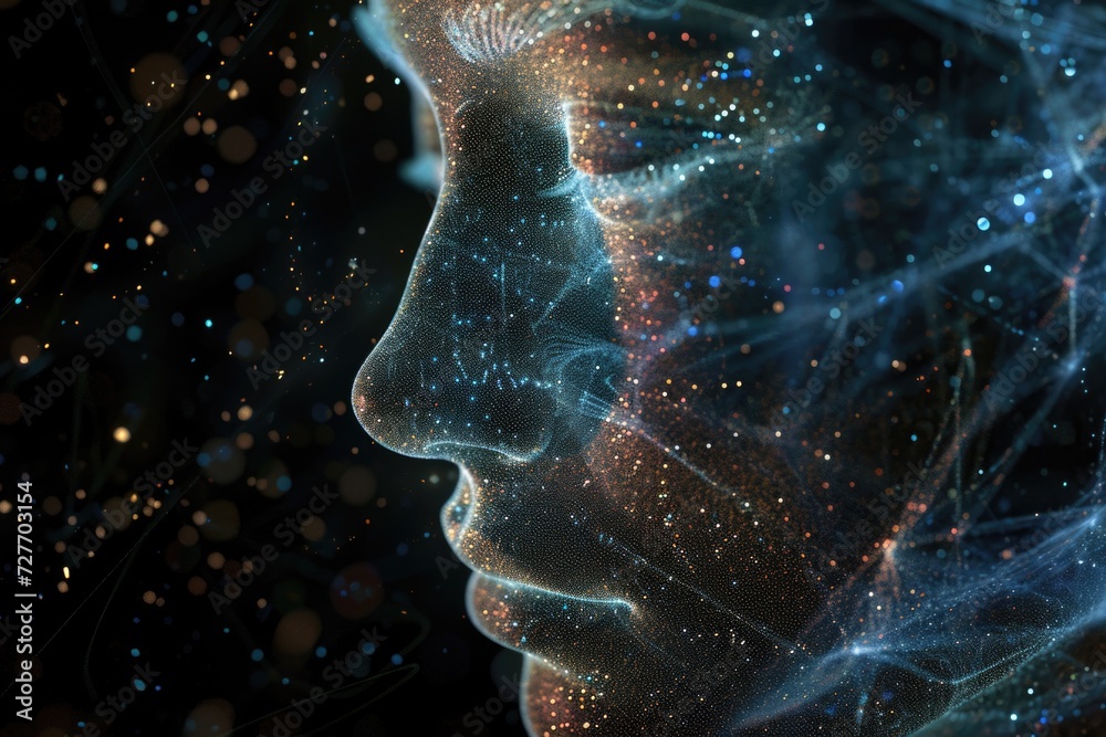Deepfake concept background
Deepfake concept background