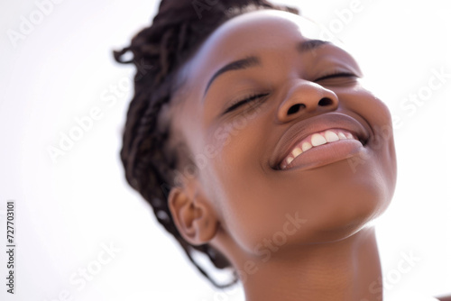 Smiling African American Woman Portrait © M.Gierczyk
