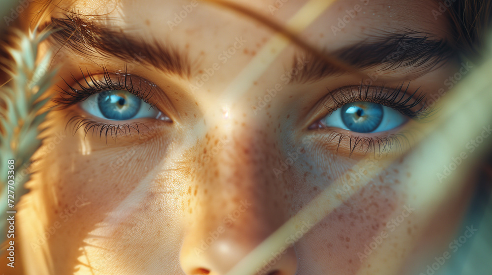 close up of eyes of a woman with sparkles, portrait of a woman with beautiful eyes and a soft swarm of sunlight close up of eyes of a woman with sparkles, portrait of a woman with beautiful eyes and a soft swarm of sunlight