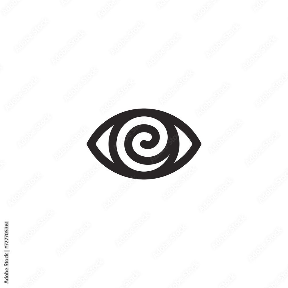 Eye, vision, retina logo design Eye, vision, retina logo design