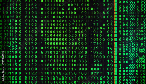 Binary Code. Programming. Digital. Technology. Data. Computing. Coding. Information. Computer Science. Cybersecurity. Matrix. Tech Background. Binary Digits. Software. AI Generated. © Say it with silence.