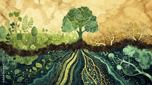 Permaculture Design: Sustainable Agriculture and conceptual metaphors of Sustainable Agriculture photo