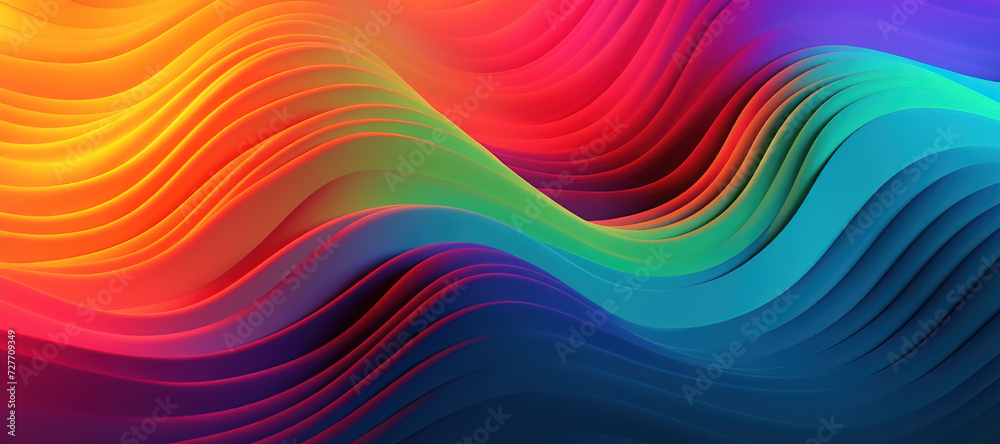 colorful wave pattern, gradation 98 colorful wave pattern, gradation 98
