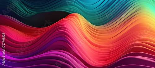 colorful wave pattern, gradation 93