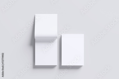 Top Notepad A6 Blank Background