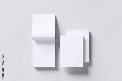 Top Notepad A6 Blank Background photo