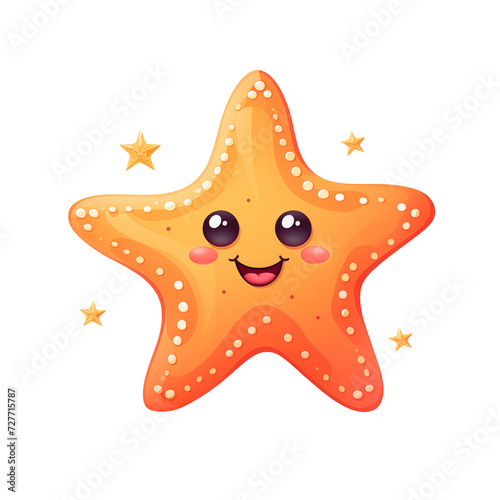 Starfish, transparent background