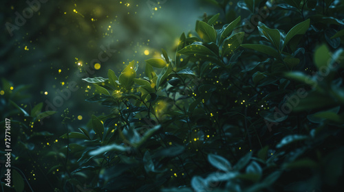 Glowing Embers  Fireflies in the Night