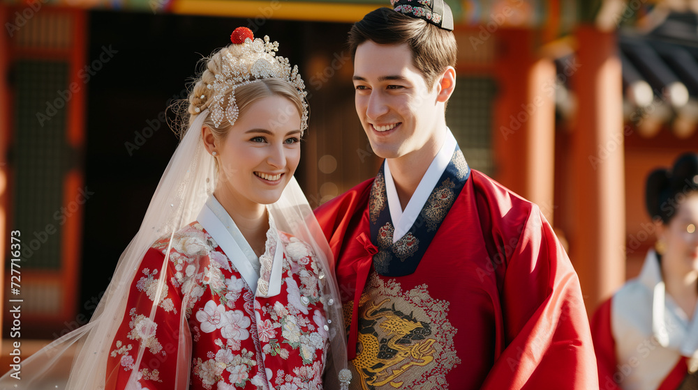 United in Love and Culture: American Couple’s Traditional Korean Wedding United in Love and Culture: American Couple’s Traditional Korean Wedding