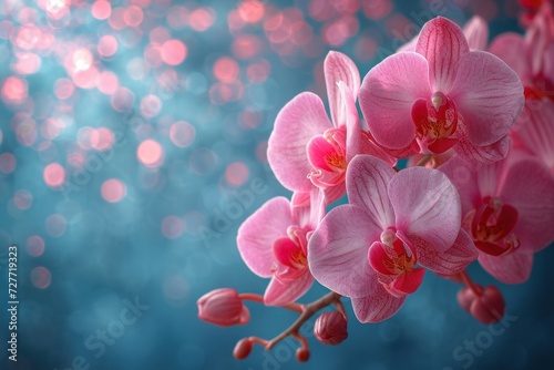 Lovely pink orchid with spectacular bokeh