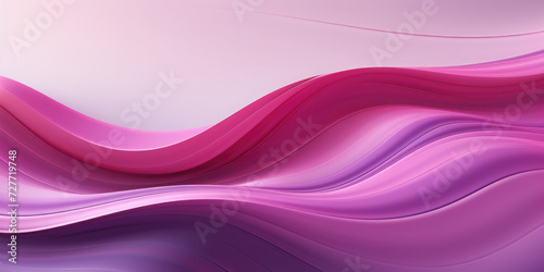Abstract background in Orchid Funk color with empty space for text, purple background with curved smooth lines, futuristic energy concept. Banner