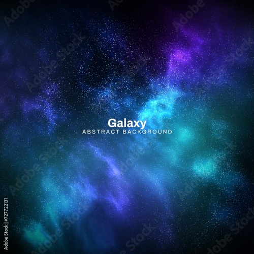 Square Galaxy Abstract Background 2