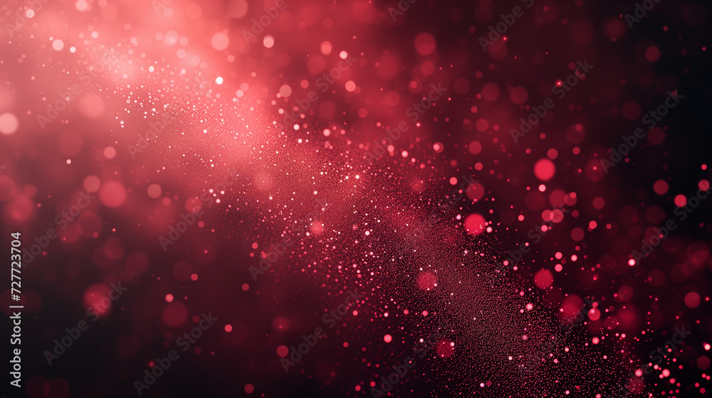 Red Dust Dance: An Abstract Illustration of Glitter and Glow Red Dust Dance: An Abstract Illustration of Glitter and Glow