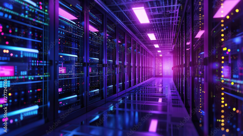 Data center and network devices in high performance operation Data center and network devices in high performance operation