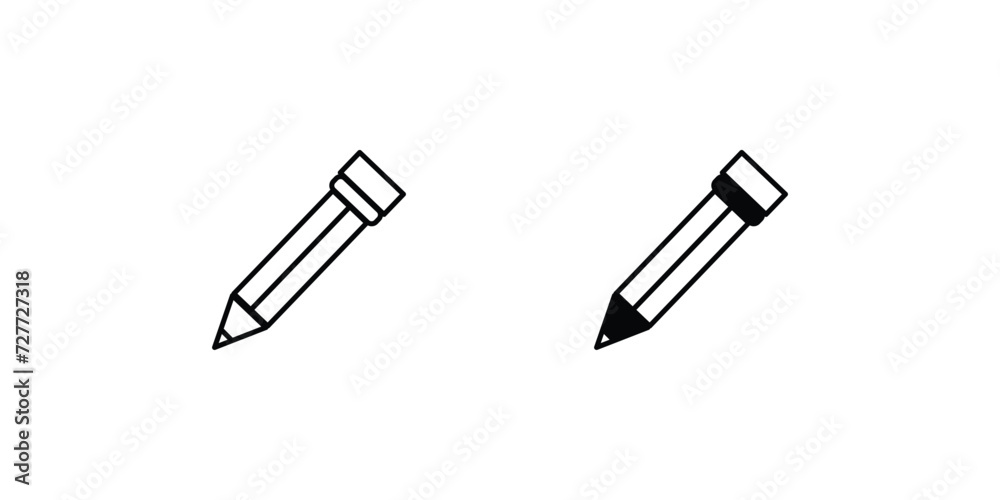 pencil icon vector stock illustration pencil icon vector stock illustration