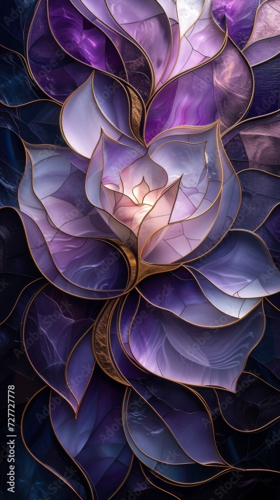 Stained glass window background with colorful Flower abstract. Stained glass window background with colorful Flower abstract.
