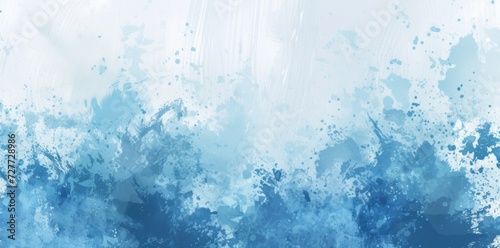 blue and white background, in the style of brushstroke fields
