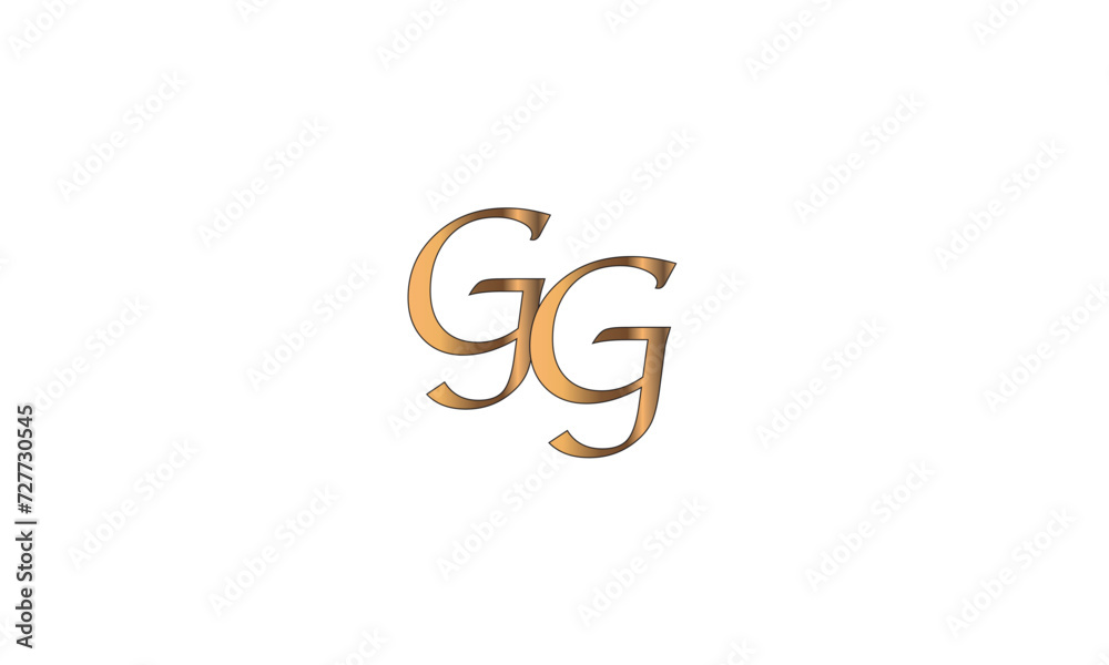 GG, G , G Abstract Letters Logo Monogram GG, G , G Abstract Letters Logo Monogram