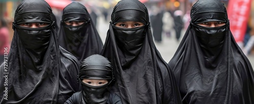 portrait of a person with a mask