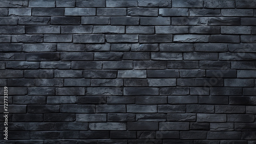 Abstract Dark Brick Wall Texture Background