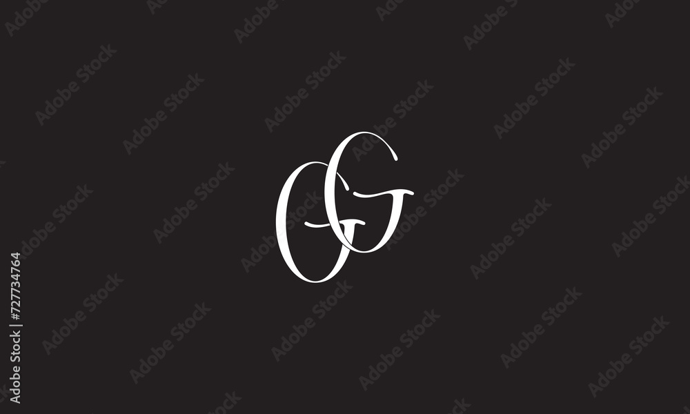GG, G , G Abstract Letters Logo Monogram GG, G , G Abstract Letters Logo Monogram
