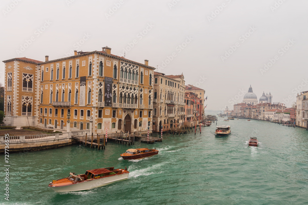 The Grand Canal with the most beautiful palaces and villas of the most influential people