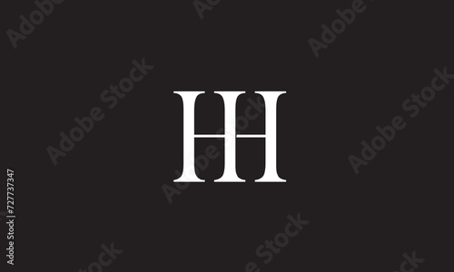 HH, H , HH  Abstract Letters Logo Monogram	