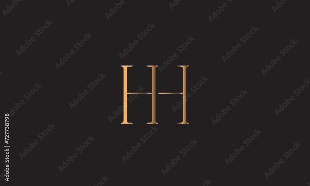 HH, H , HH Abstract Letters Logo Monogram HH, H , HH Abstract Letters Logo Monogram