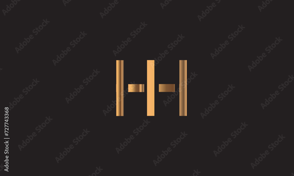 HH, H , HH Abstract Letters Logo Monogram HH, H , HH Abstract Letters Logo Monogram